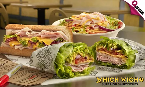 Sandwiches & Salads at Which Wich, The Pearl-Qatar!